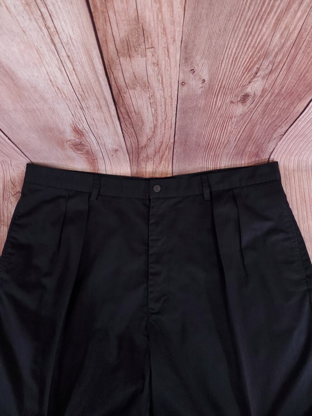 Polo Golf Ralph Lauren Classic Golf Shorts Mens Size 42 Pleated Crest Logo Black - Picture 3 of 16